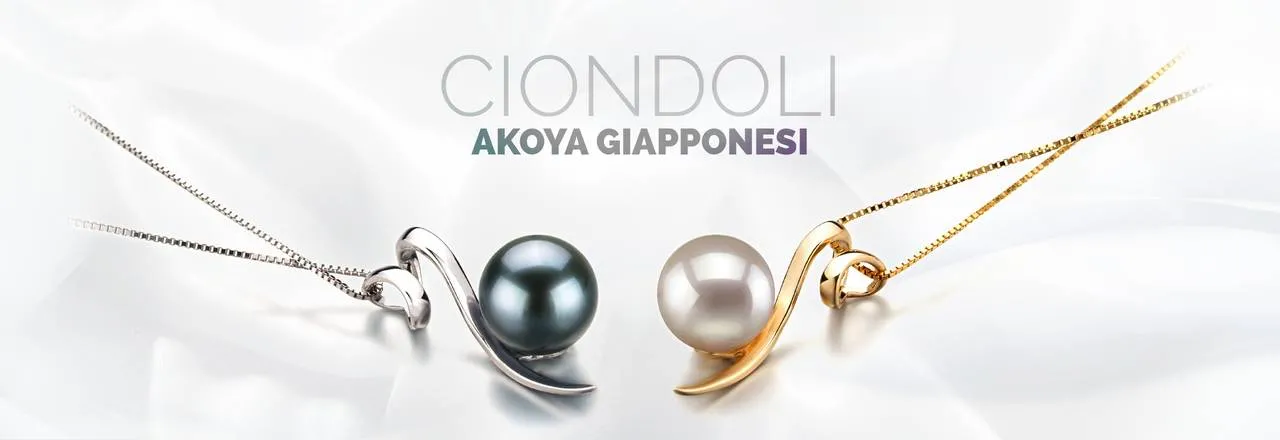 PearlsOnly Ciondoli Akoya giapponesi