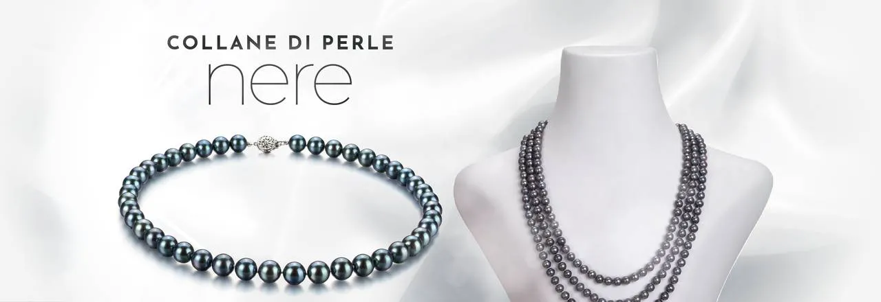 PearlsOnly Collane di perle nere