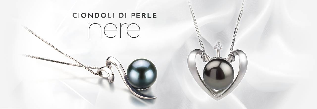 PearlsOnly Ciondoli di perle nere