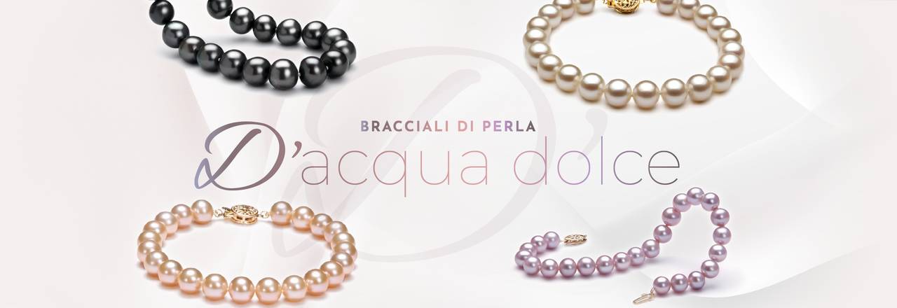 PearlsOnly Bracciale di perle d'acqua dolce