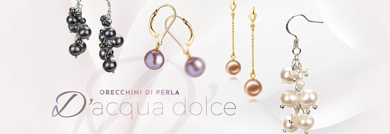 Landing banner for Orecchini di perle d'acqua dolce