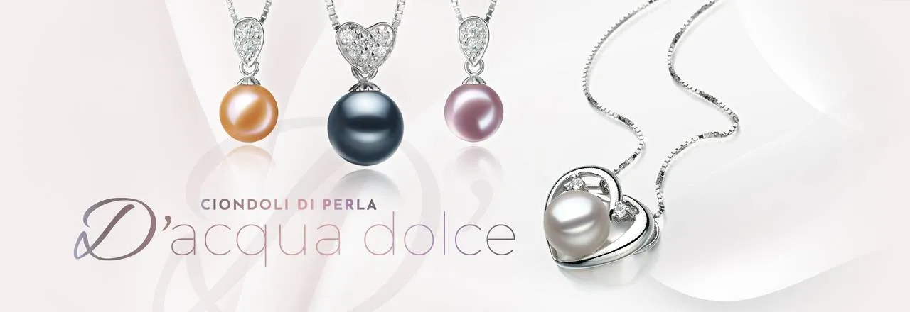 PearlsOnly Ciondolo di perle d'acqua dolce