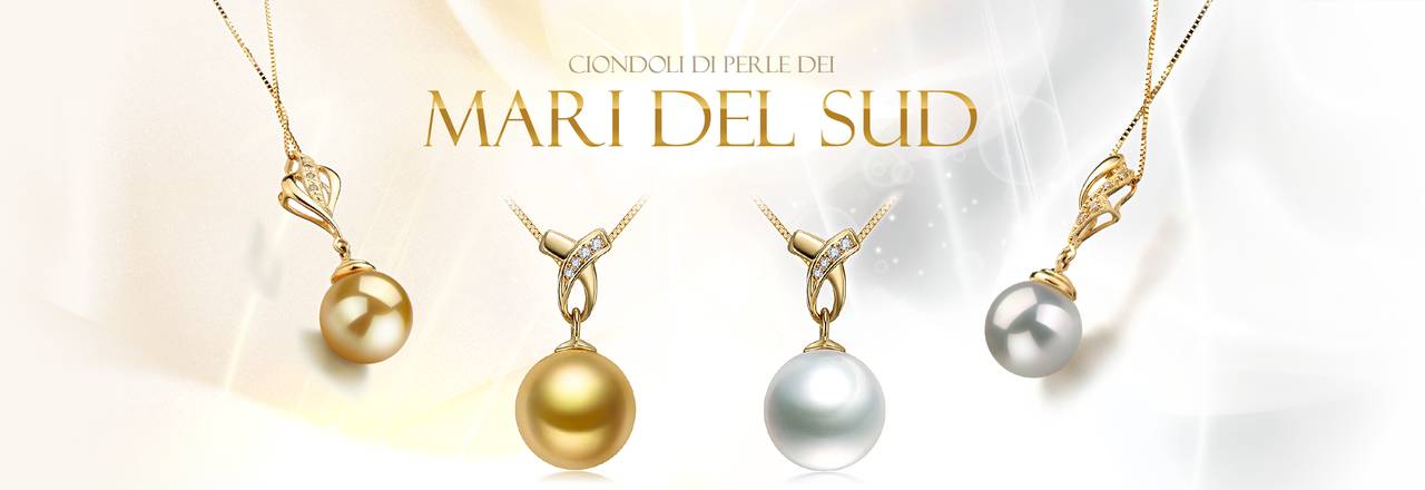 PearlsOnly Pendenti con perle dei Mari del Sud