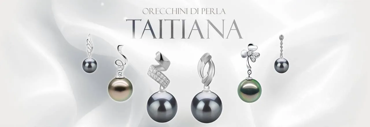 PearlsOnly Orecchini tahitiani