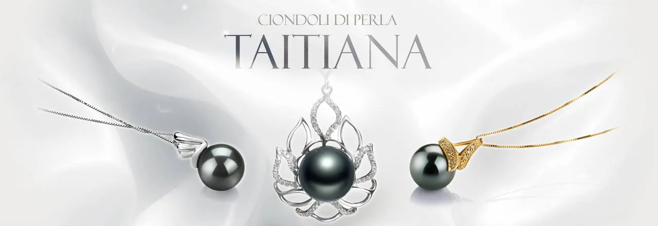 PearlsOnly Ciondolo tahitiano