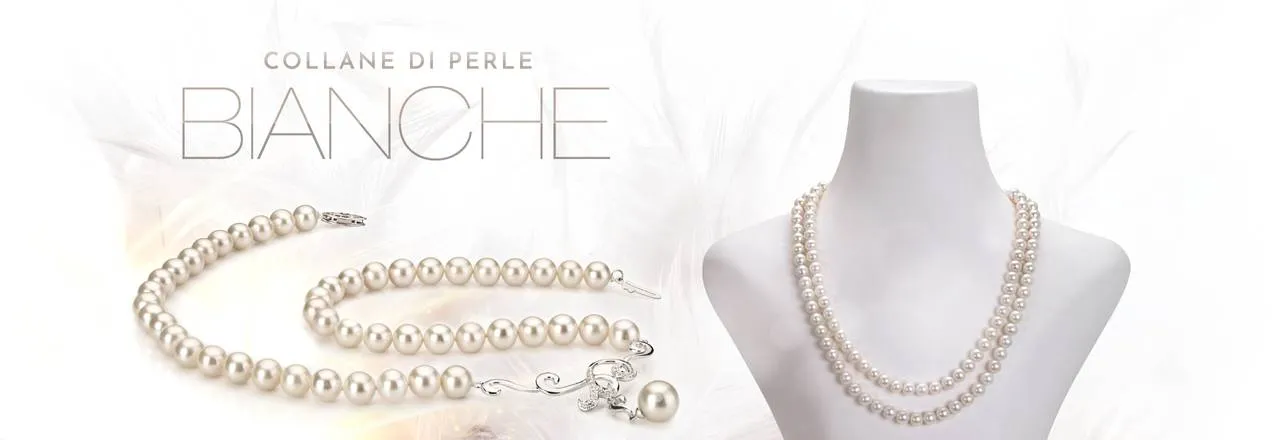 PearlsOnly Collane di perle bianche